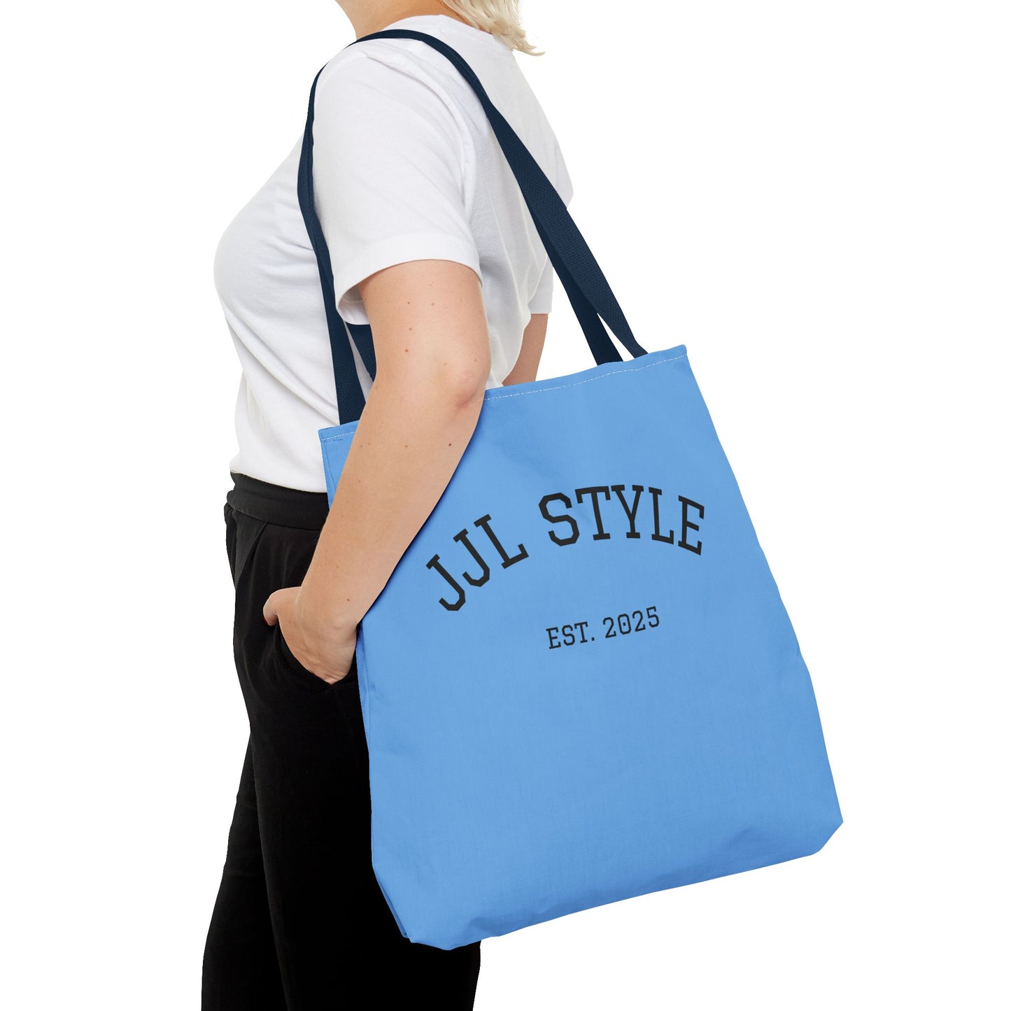 Stylish Blue Tote Bag - JJL Style EST 2025