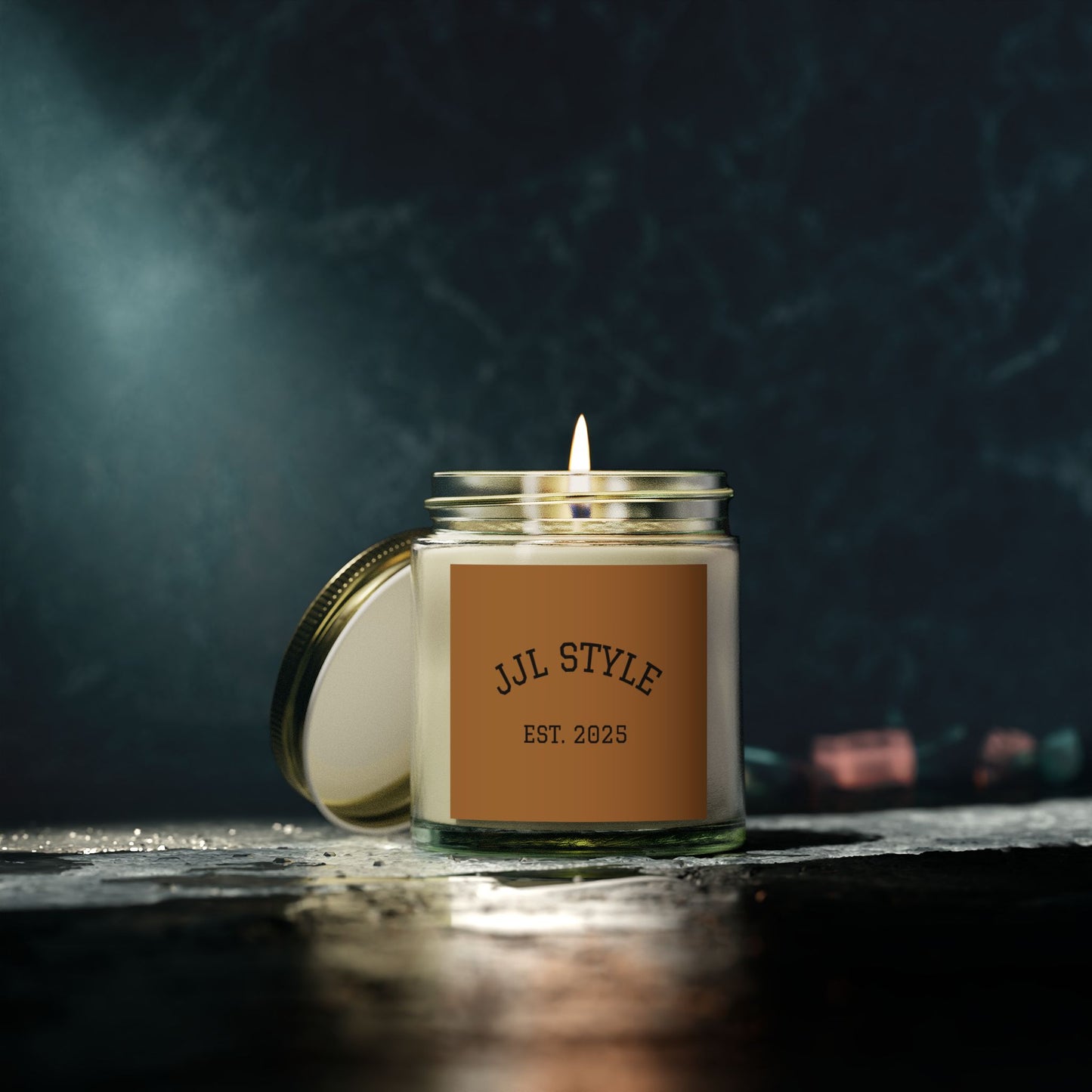 Coconut Apricot Scented Candle – JJL Style, EST. 2025