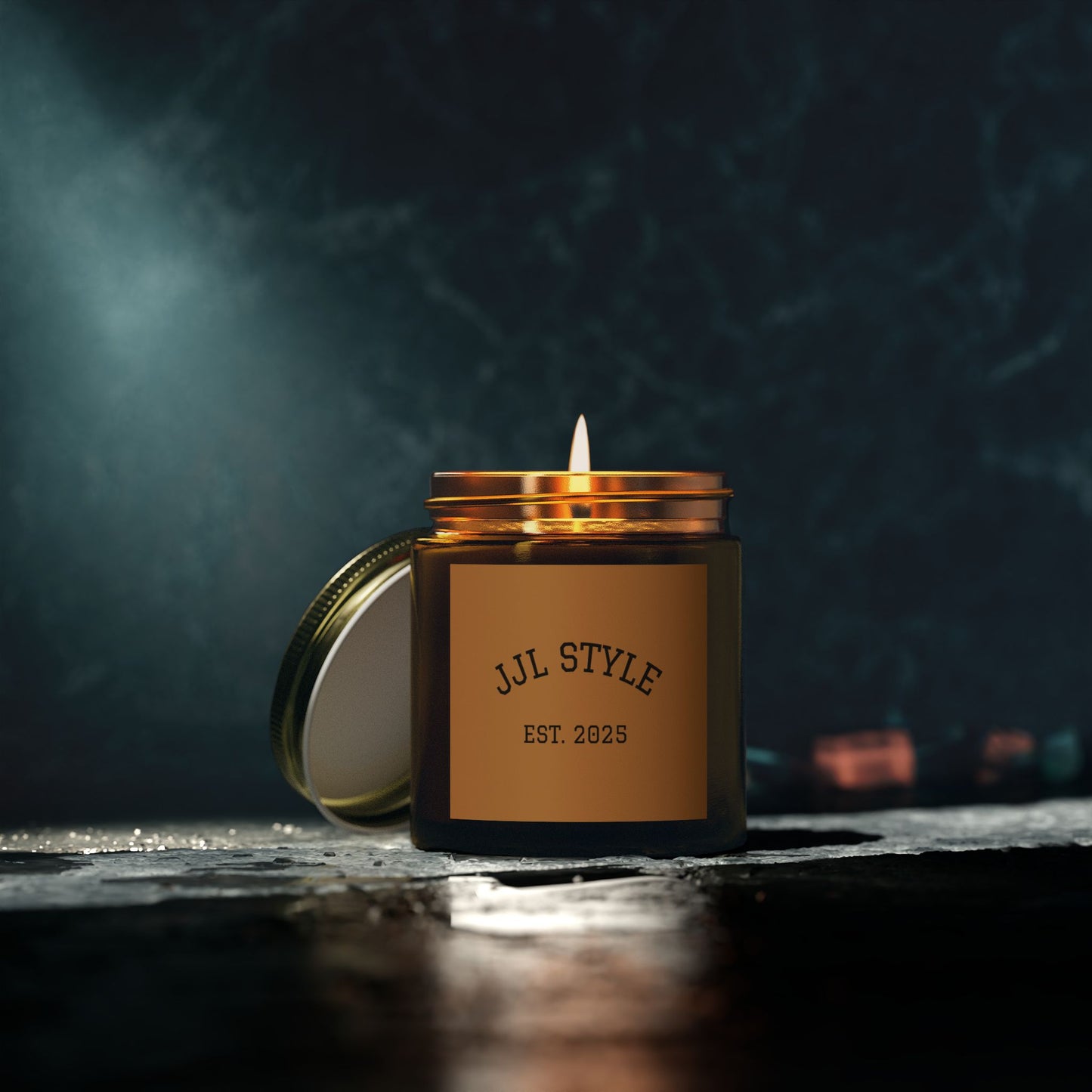 Coconut Apricot Scented Candle – JJL Style, EST. 2025
