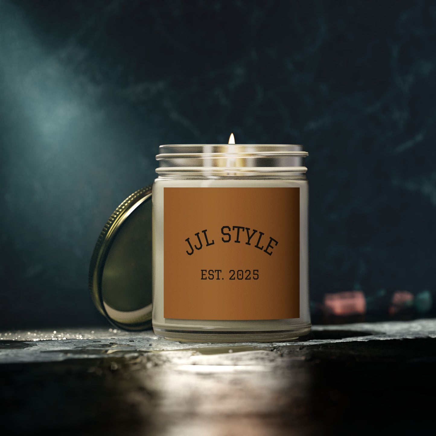 Coconut Apricot Scented Candle – JJL Style, EST. 2025