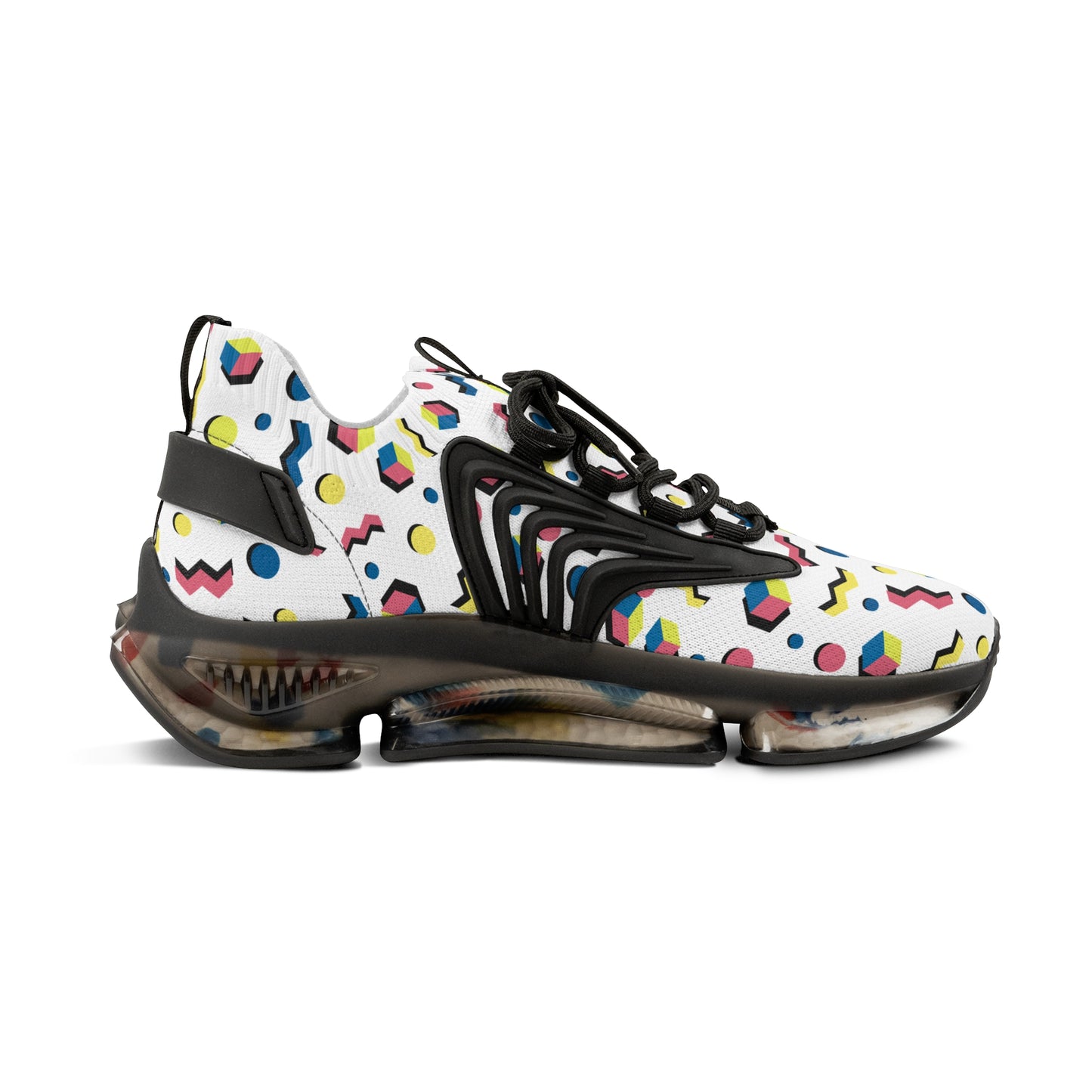 Colorful Patterned Men's Mesh Sneakers | Lightweight and Stylish Athletic Shoes