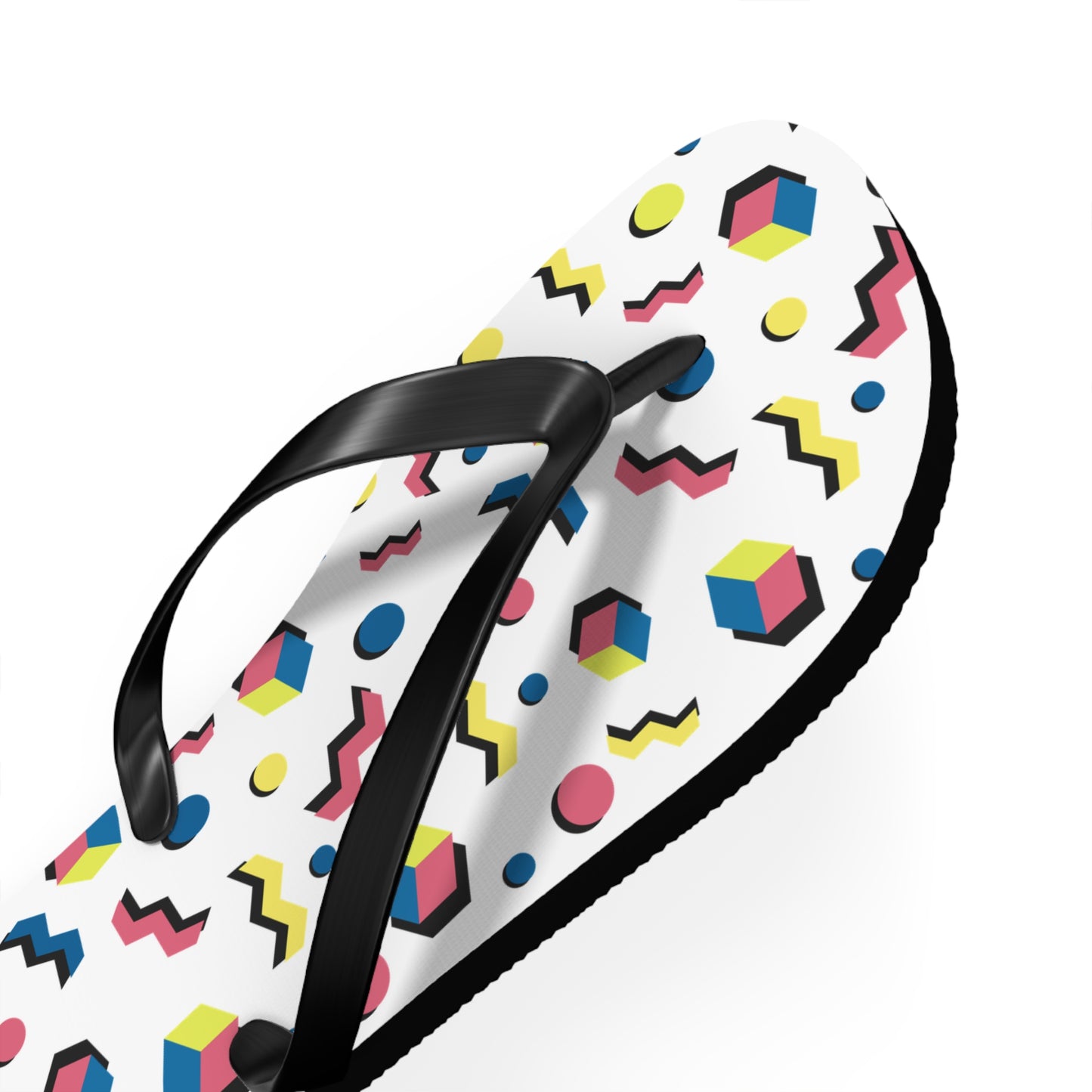 Colorful Geometric Flip Flops for Summer Fun