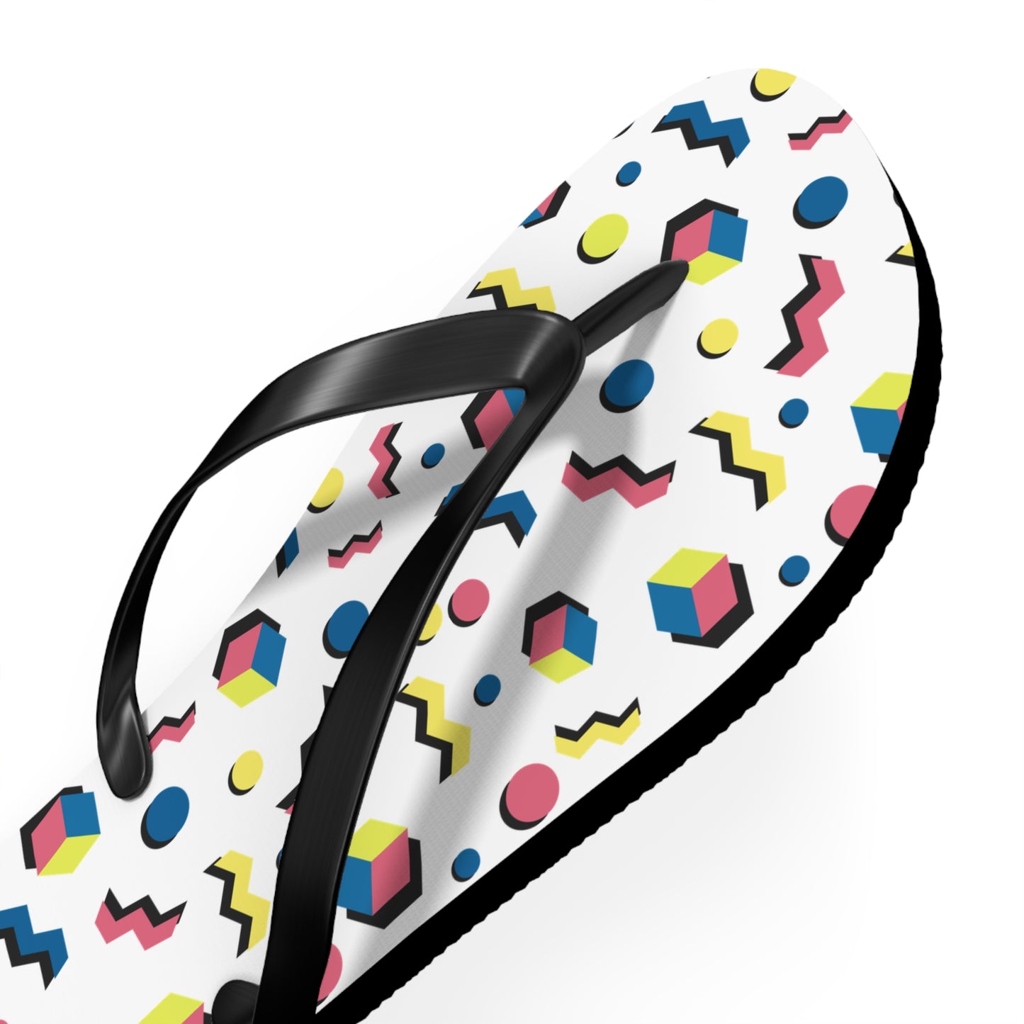 Colorful Geometric Flip Flops for Summer Fun