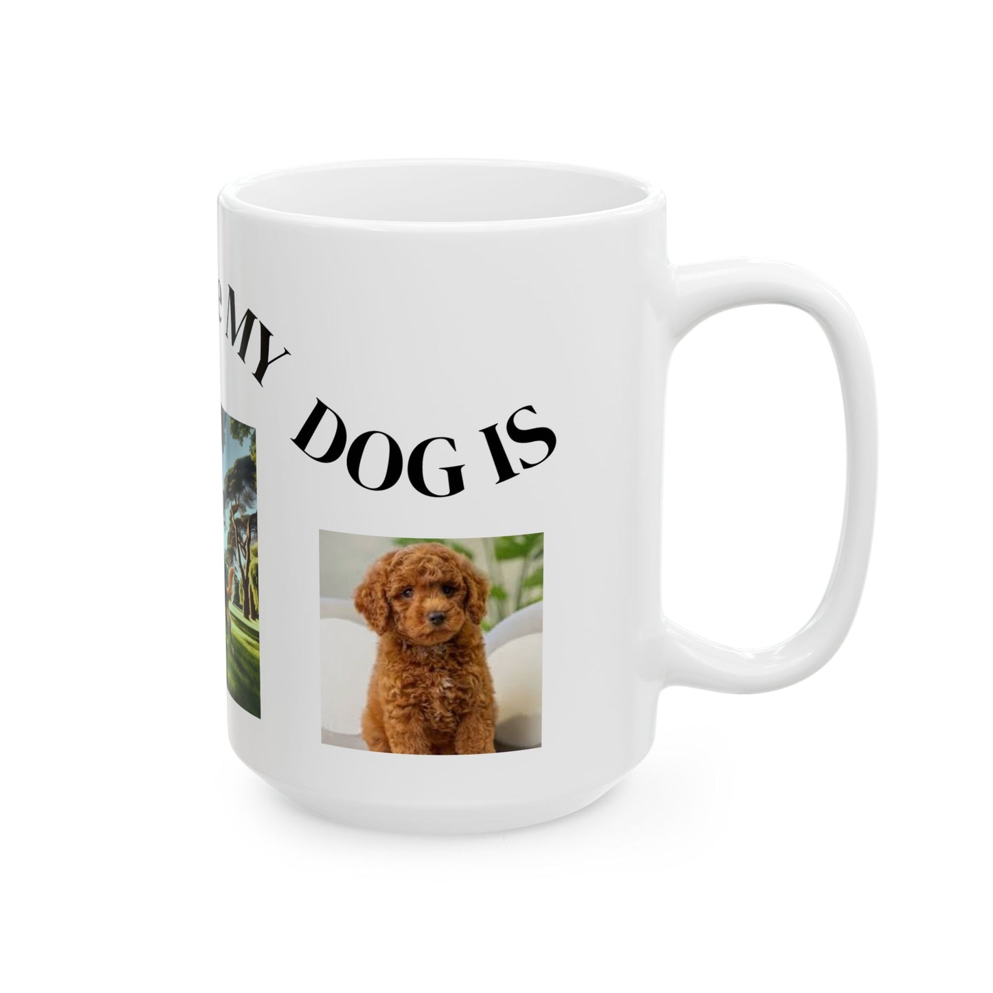 Personalized Dog Lover Ceramic Mug, Gifts for Dog Owners, Custom Photo Coffee Cup, Dog-Themed Birthday Gift, Pet Memorial Mug