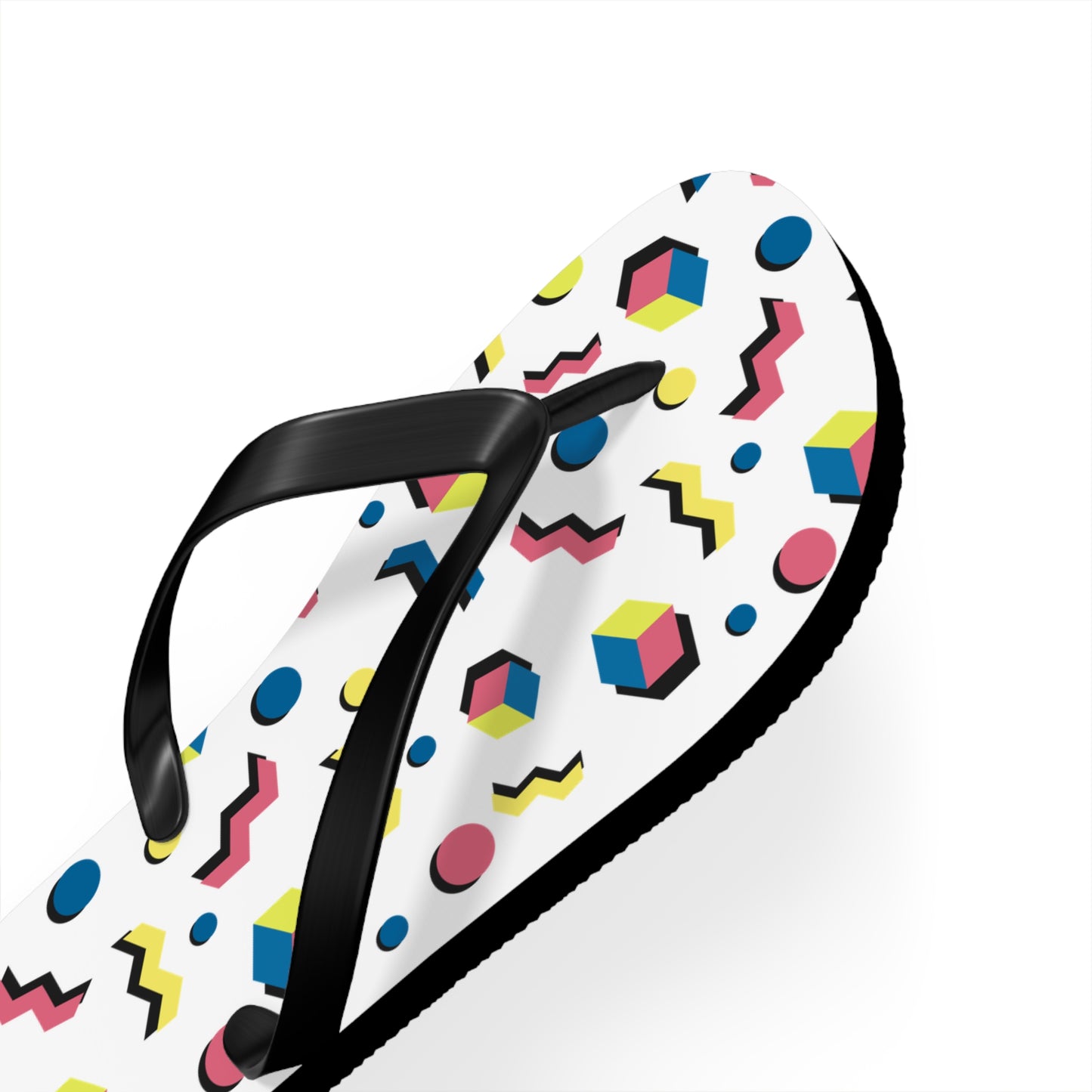 Colorful Geometric Flip Flops for Summer Fun