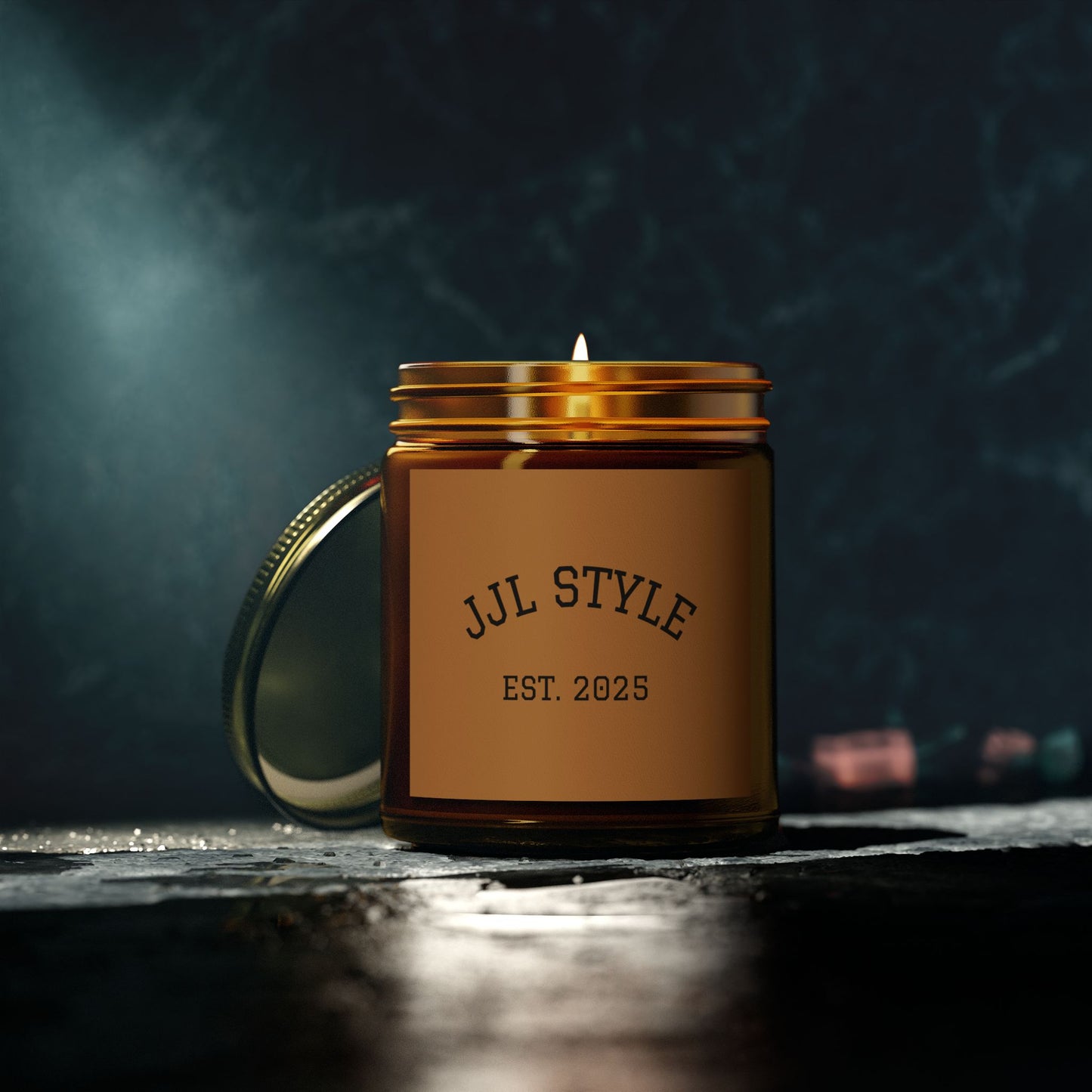 Coconut Apricot Scented Candle – JJL Style, EST. 2025