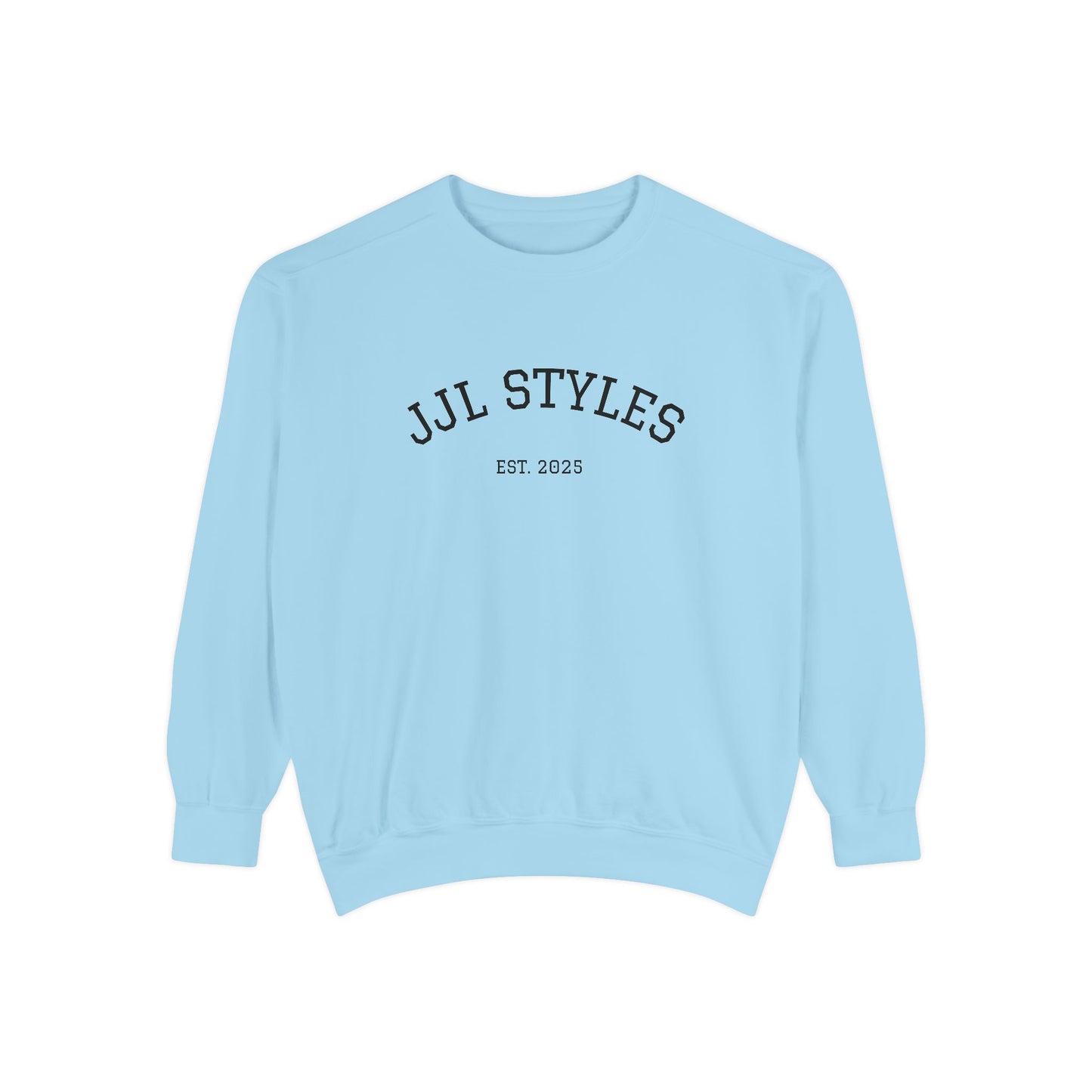 Unisex Garment-Dyed Sweatshirt - Cozy Everyday Style with JJL STYLES EST. 2025