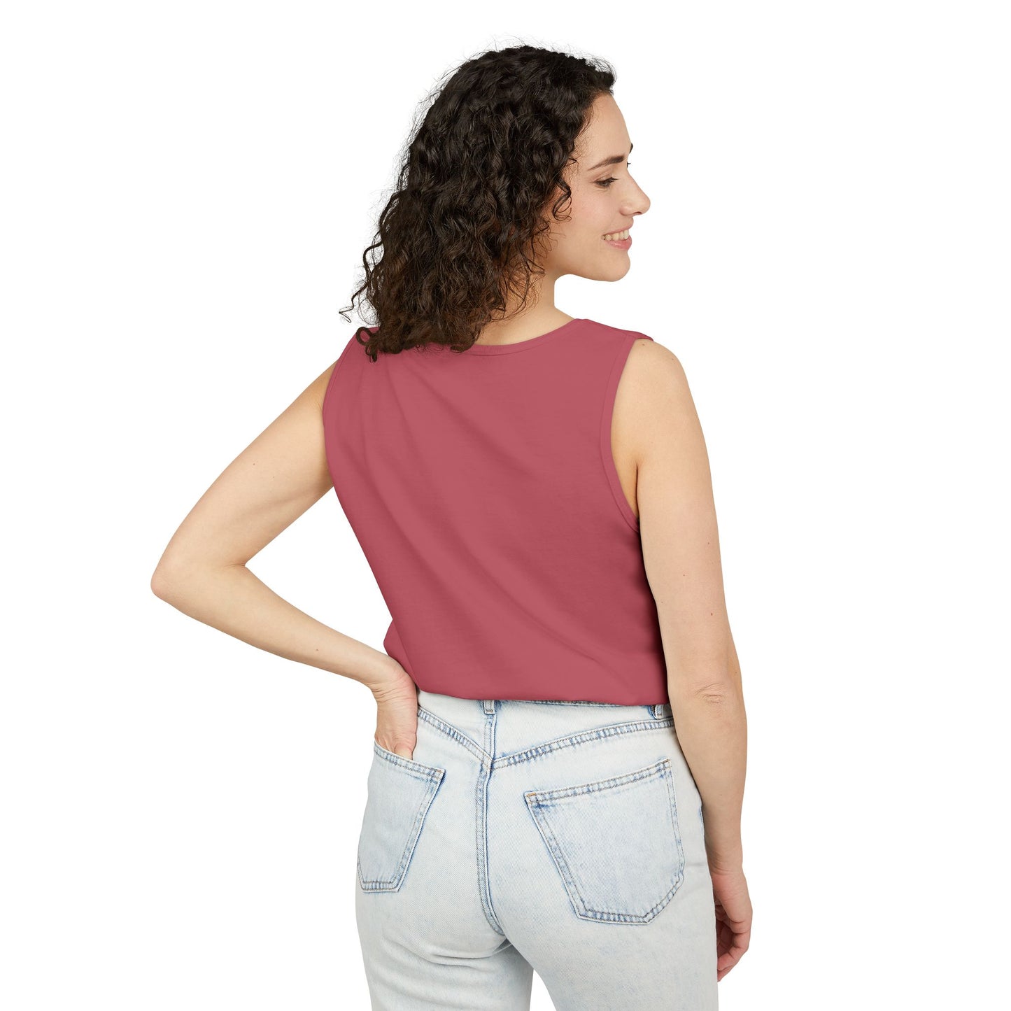 Unisex Garment-Dyed Tank Top with JJL Style - Casual Summer Essential