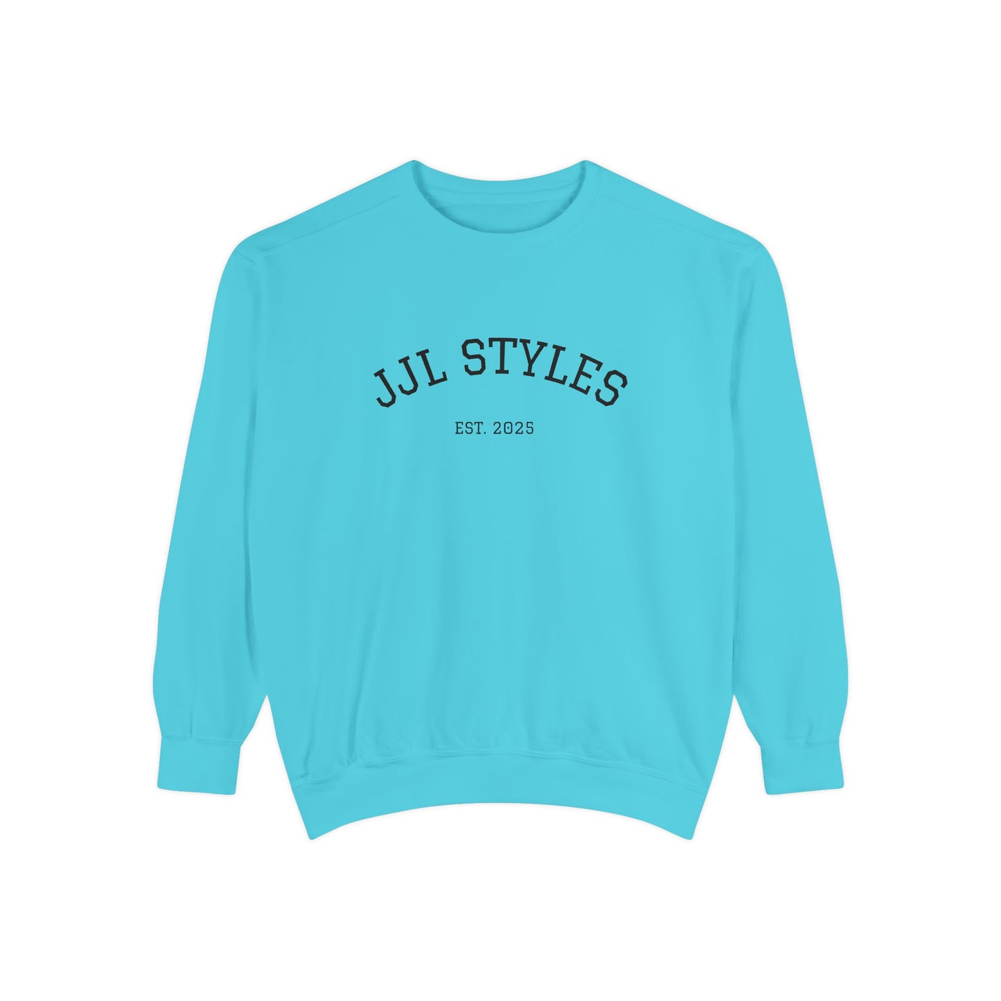 Unisex Garment-Dyed Sweatshirt - Cozy Everyday Style with JJL STYLES EST. 2025