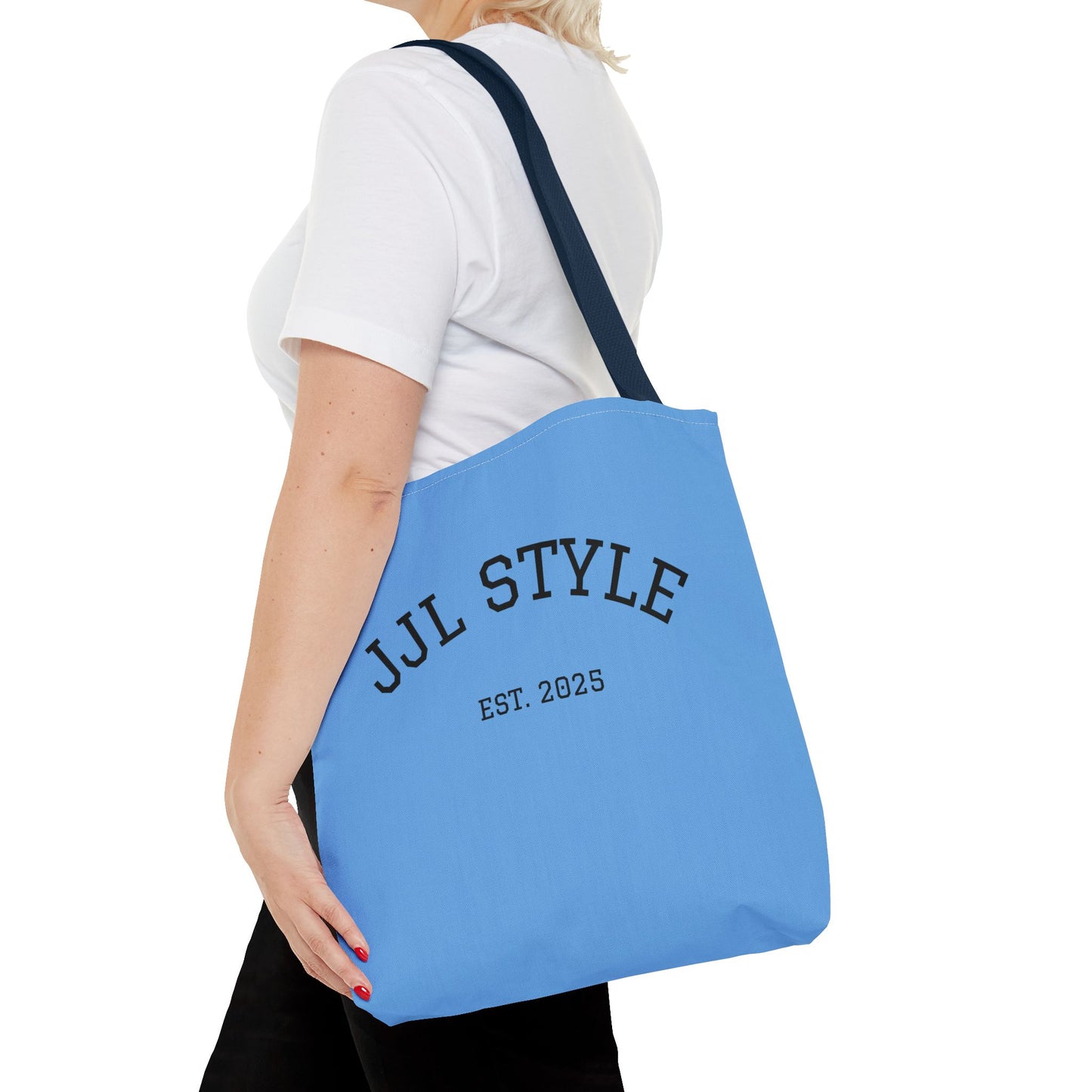 Stylish Blue Tote Bag - JJL Style EST 2025