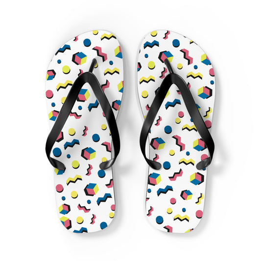 Colorful Geometric Flip Flops for Summer Fun