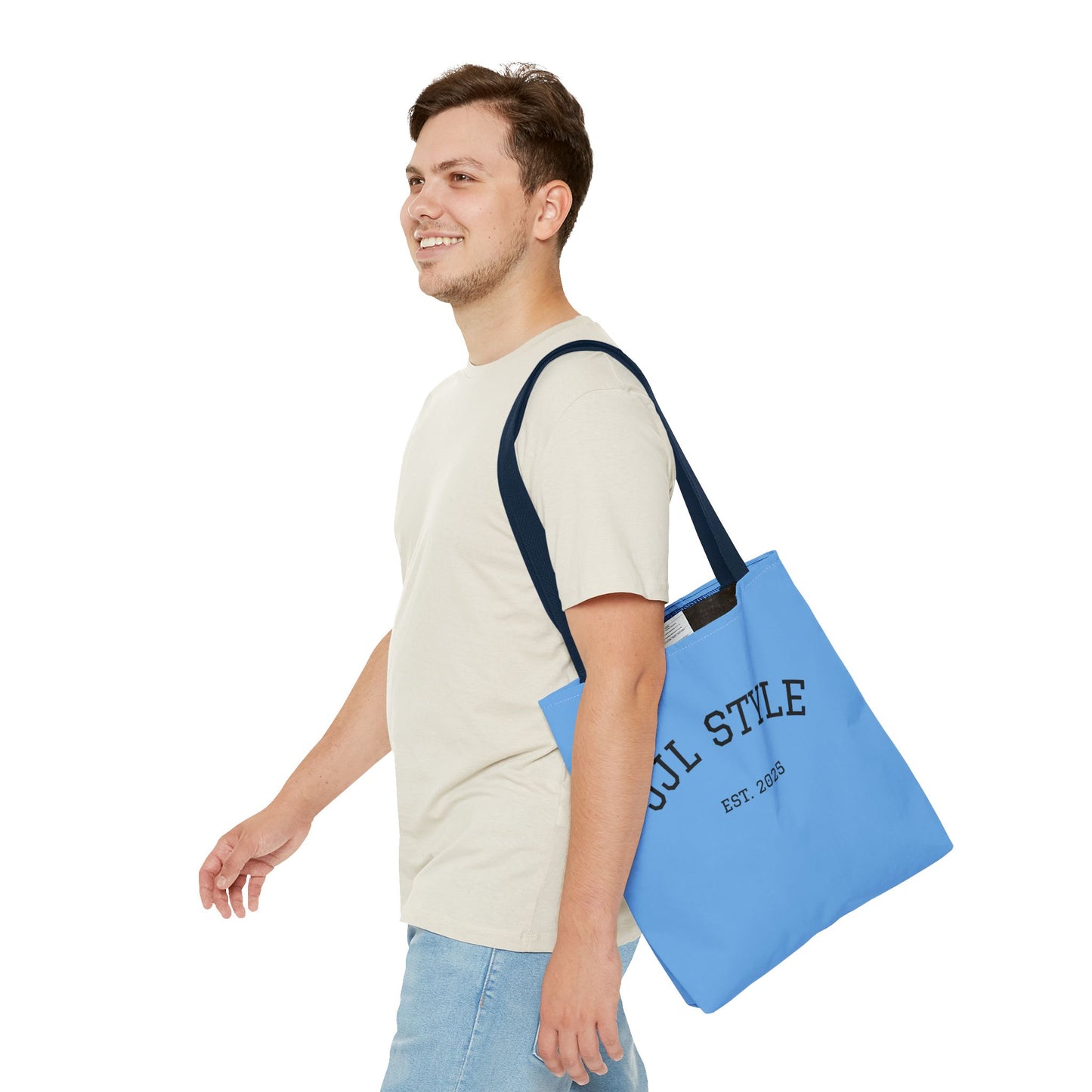 Stylish Blue Tote Bag - JJL Style EST 2025