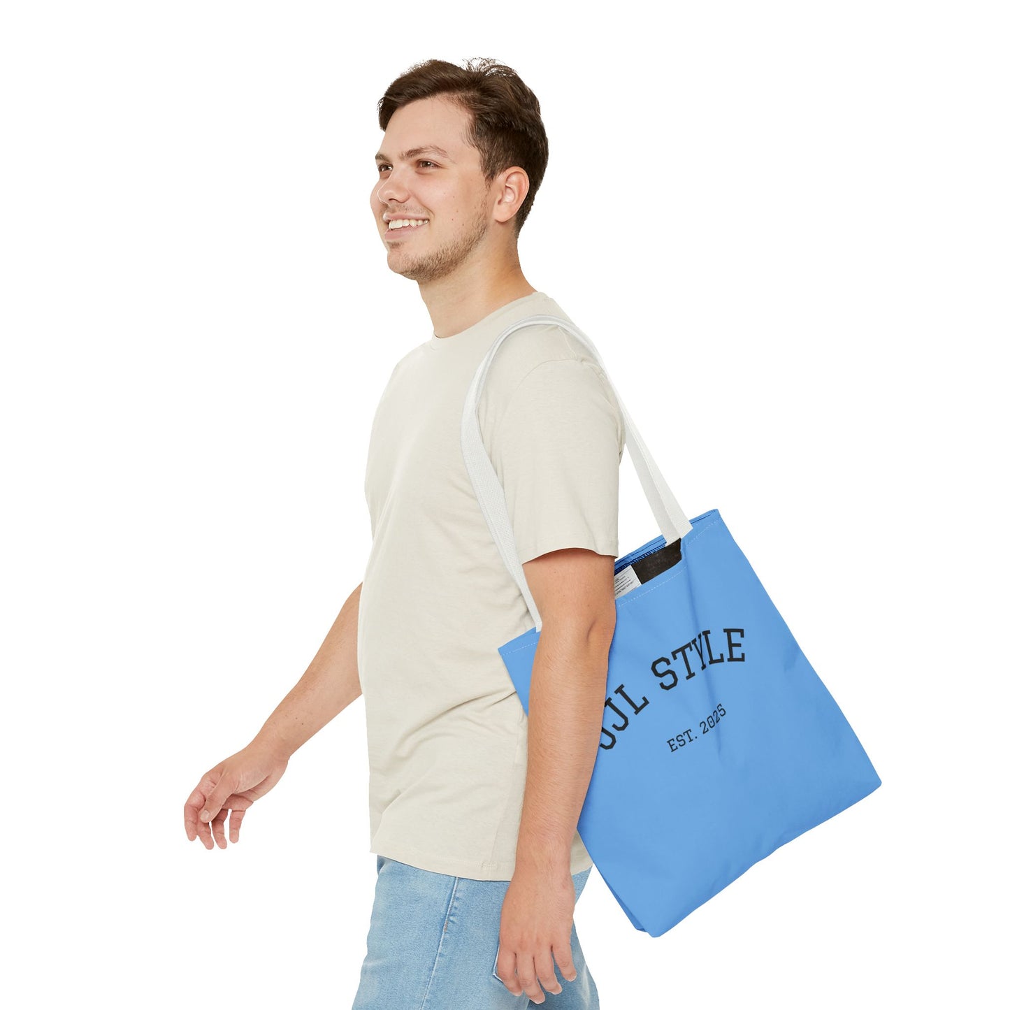Stylish Blue Tote Bag - JJL Style EST 2025
