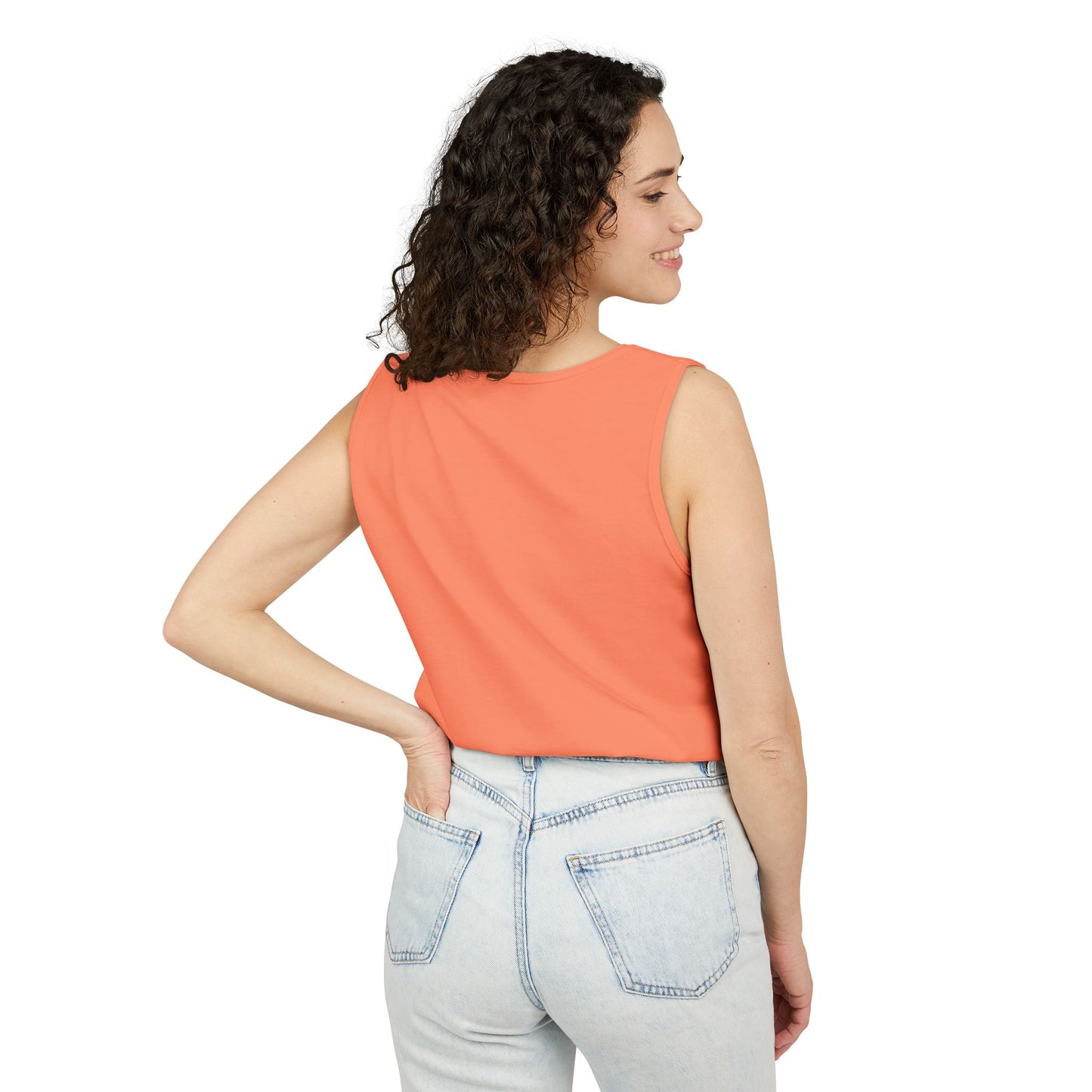 Unisex Garment-Dyed Tank Top with JJL Style - Casual Summer Essential