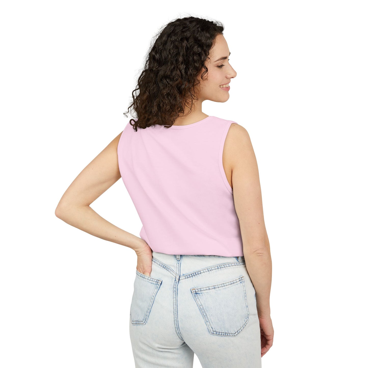 Unisex Garment-Dyed Tank Top with JJL Style - Casual Summer Essential