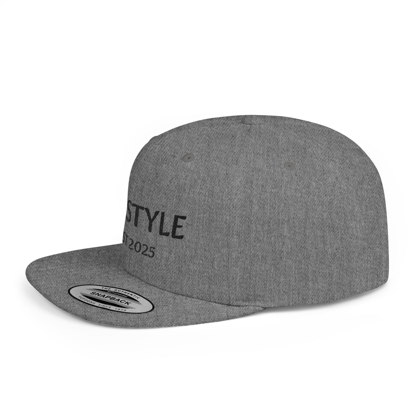 Stylish Flat Bill Snapback Hat, Customizable Cap for Casual Wear, Perfect Gift for Birthdays, Events, & Everyday Use