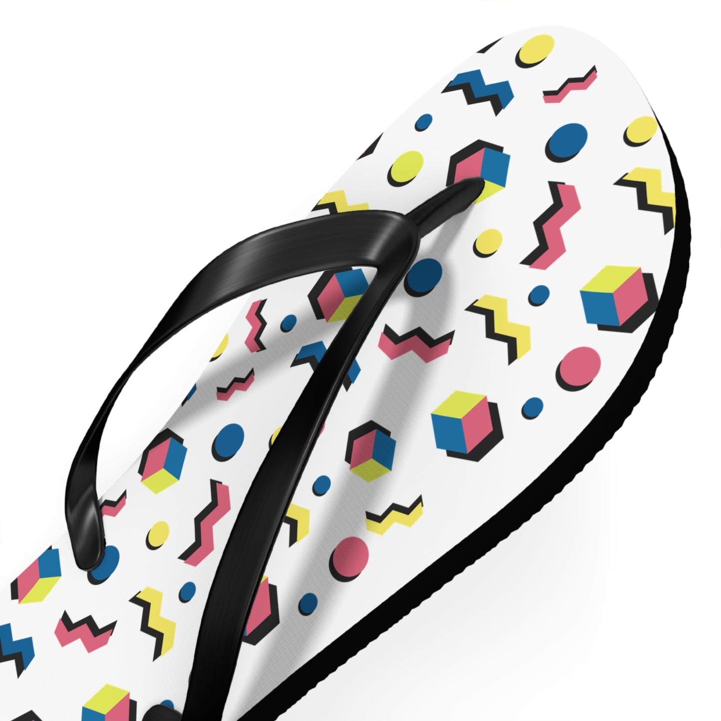 Colorful Geometric Flip Flops for Summer Fun