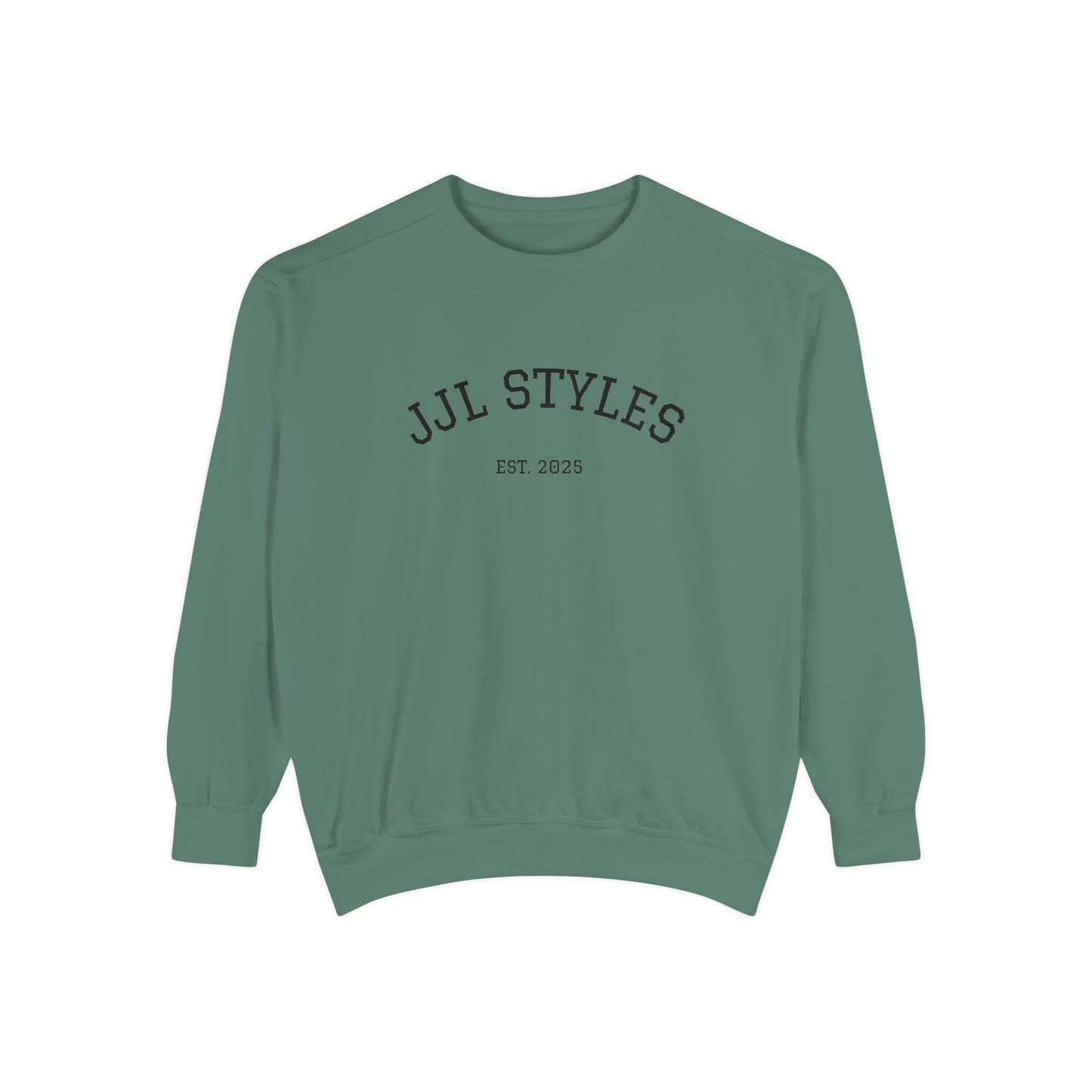 Unisex Garment-Dyed Sweatshirt - Cozy Everyday Style with JJL STYLES EST. 2025