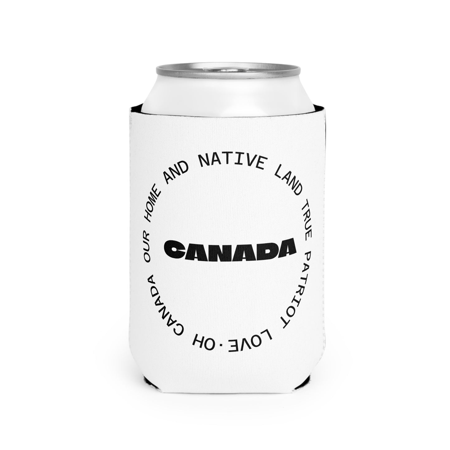 Canada Themed Can Cooler Sleeve – Perfect for BBQs and Celebrations