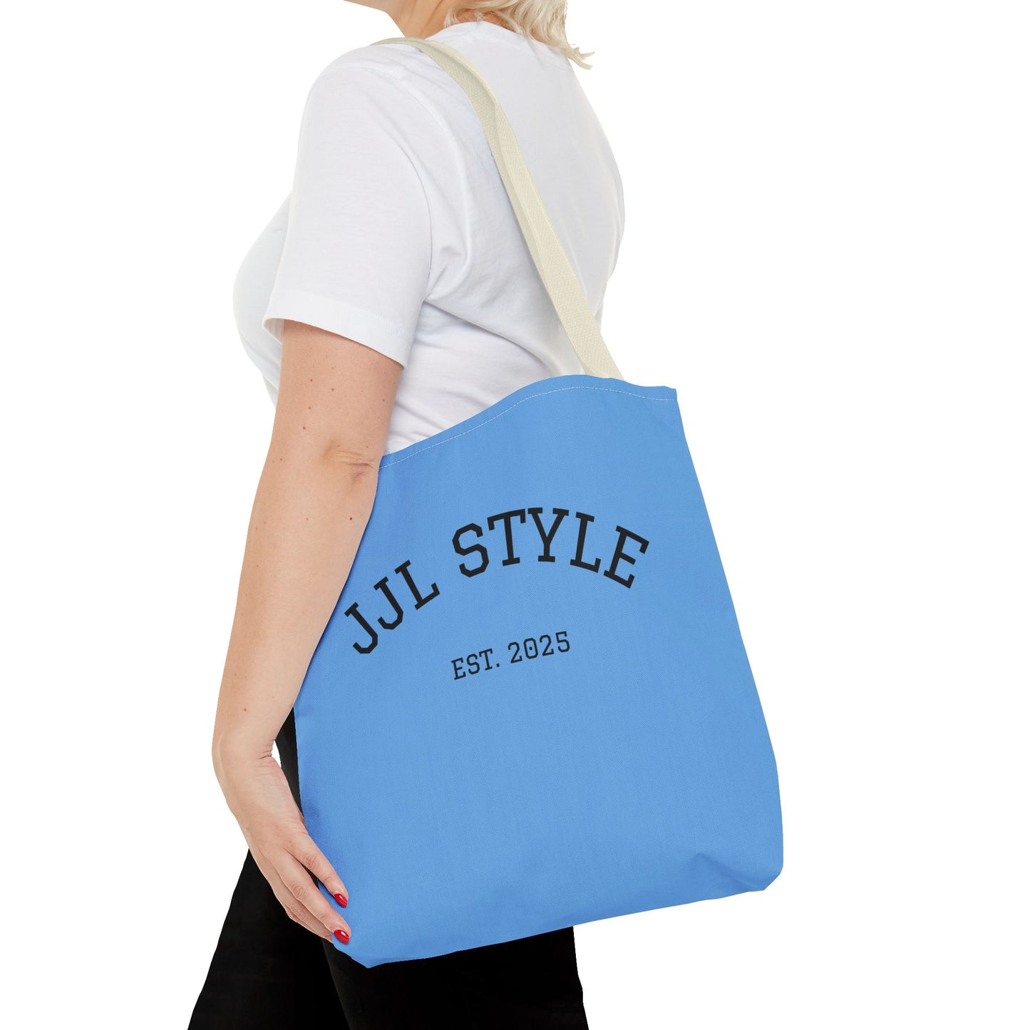 Stylish Blue Tote Bag - JJL Style EST 2025